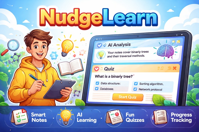NudgeLearn AI: Smart Revision & Retention Coach – screenshot 1