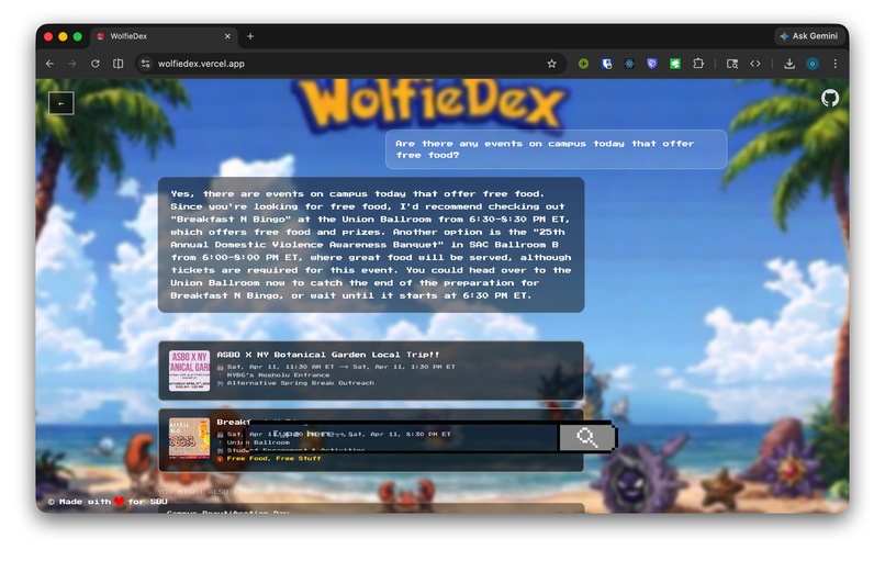 WolfieDex – screenshot 1