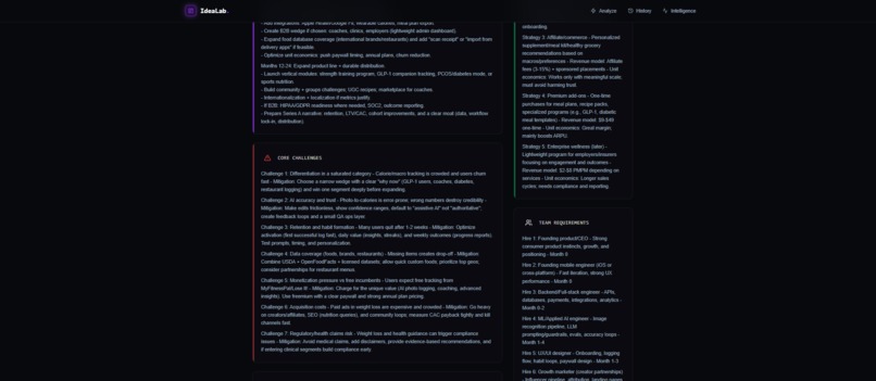 Startup Analyser ai – screenshot 4
