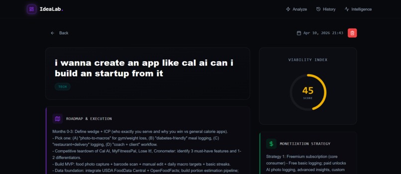 Startup Analyser ai – screenshot 5
