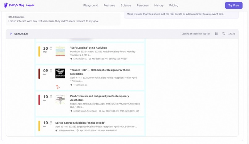 Perception Labs – screenshot 8
