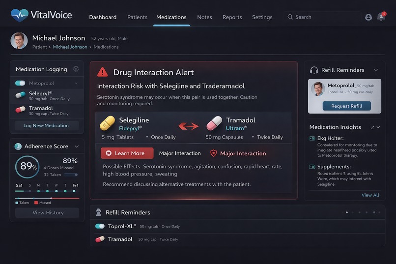 VitalVoice: AI Health Agent via MCP – screenshot 4