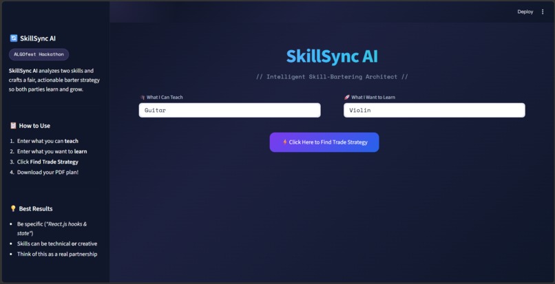 SkillSync AI – screenshot 1
