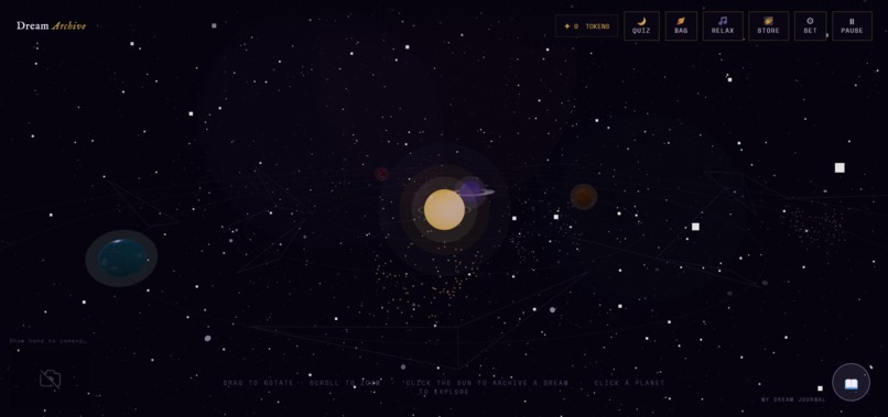 [First-year+monash] Dream-Archive – screenshot 2
