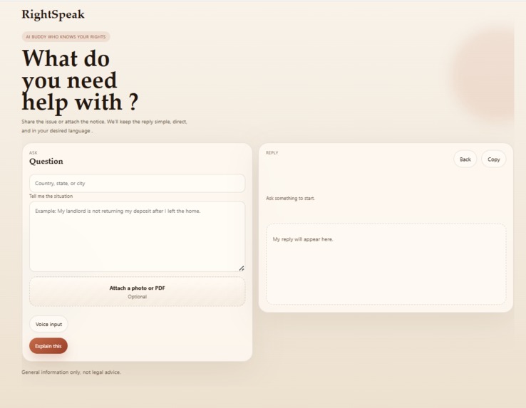 RightSpeak – screenshot 2