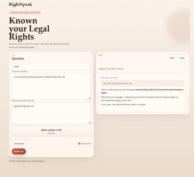 RightSpeak – screenshot 1