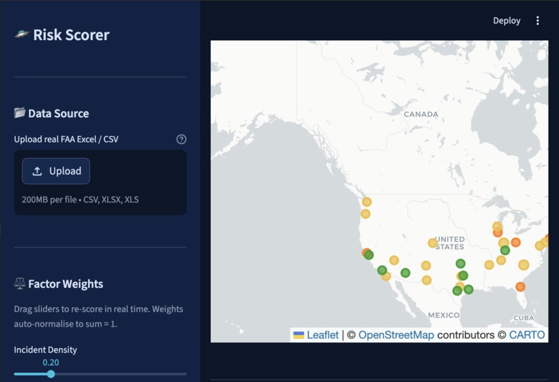 Drone Corridor Risk Scorer – screenshot 4