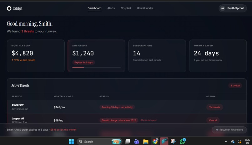Catalyst – screenshot 1