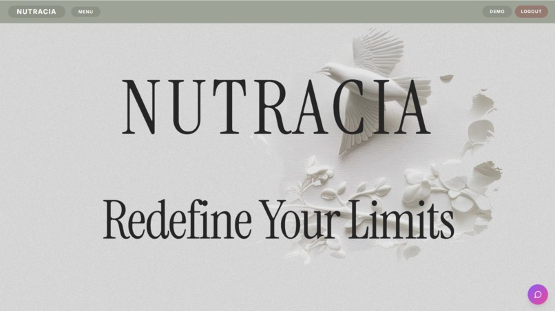 NUTRACIA — Your Unified AI Wellness OS – screenshot 1