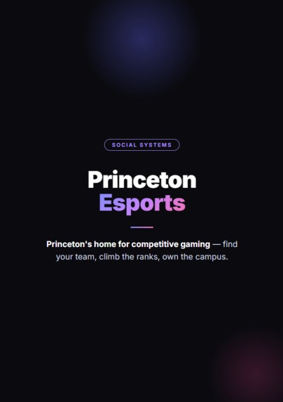 Princeton Esports – screenshot 1