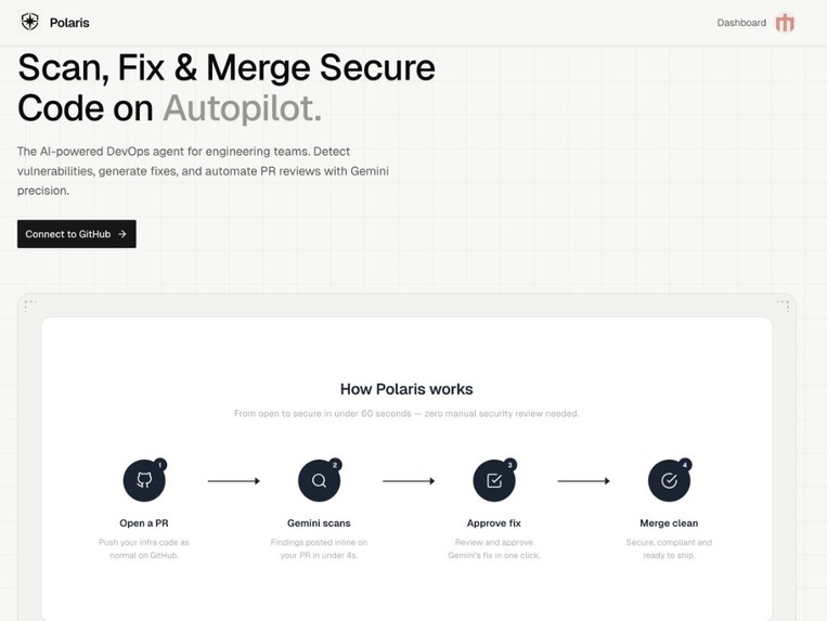 Polaris - AI-powered PR review for DevOps and IaC – screenshot 1