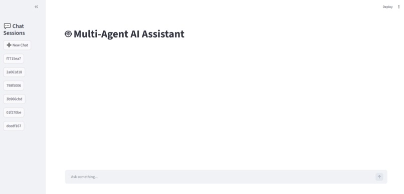 multi agent ai system – screenshot 1
