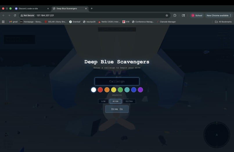 Deep Blue Scavengers – screenshot 1
