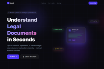 AI Legal Document Advisor for Common Users