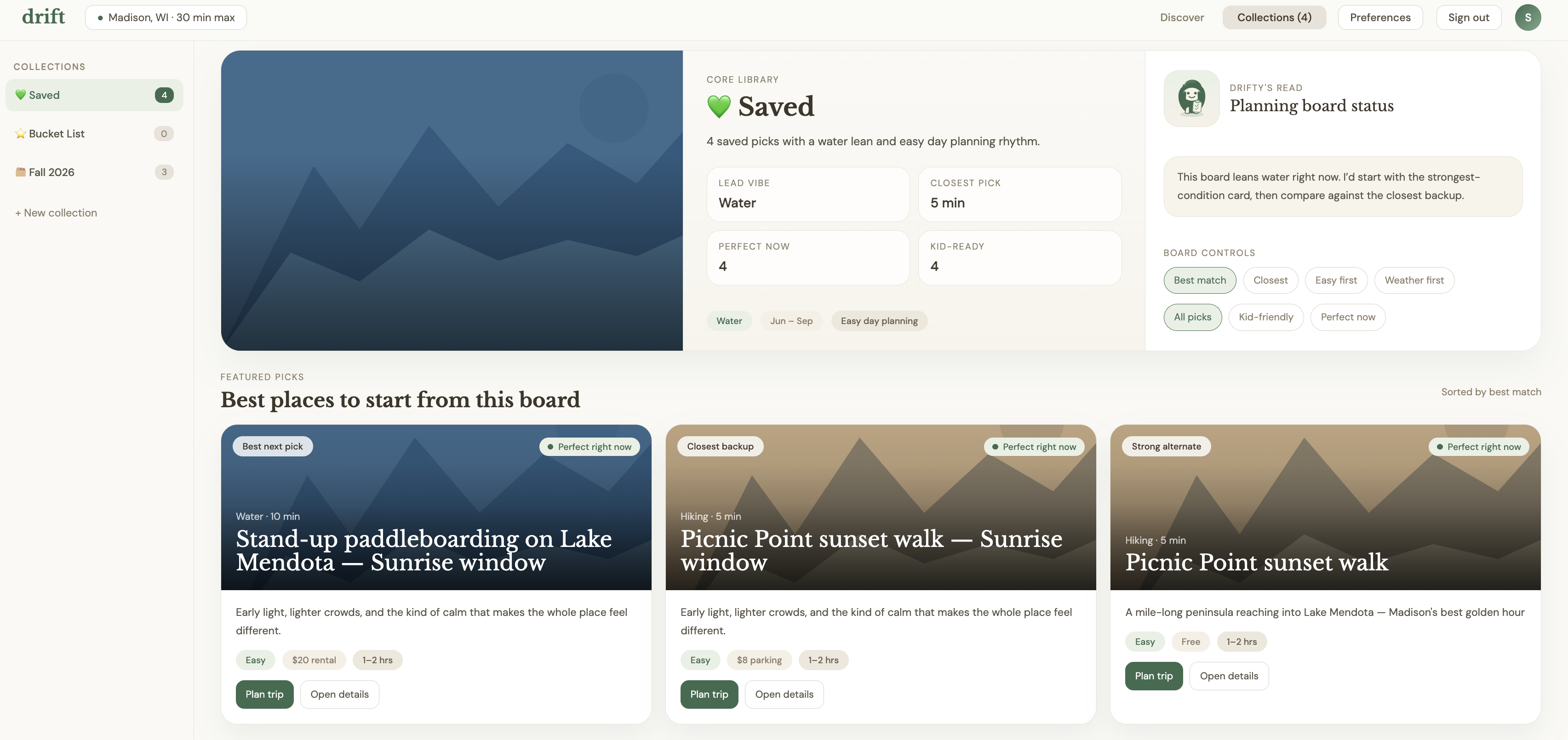 drift: The Outdoor Experience App | Devpost