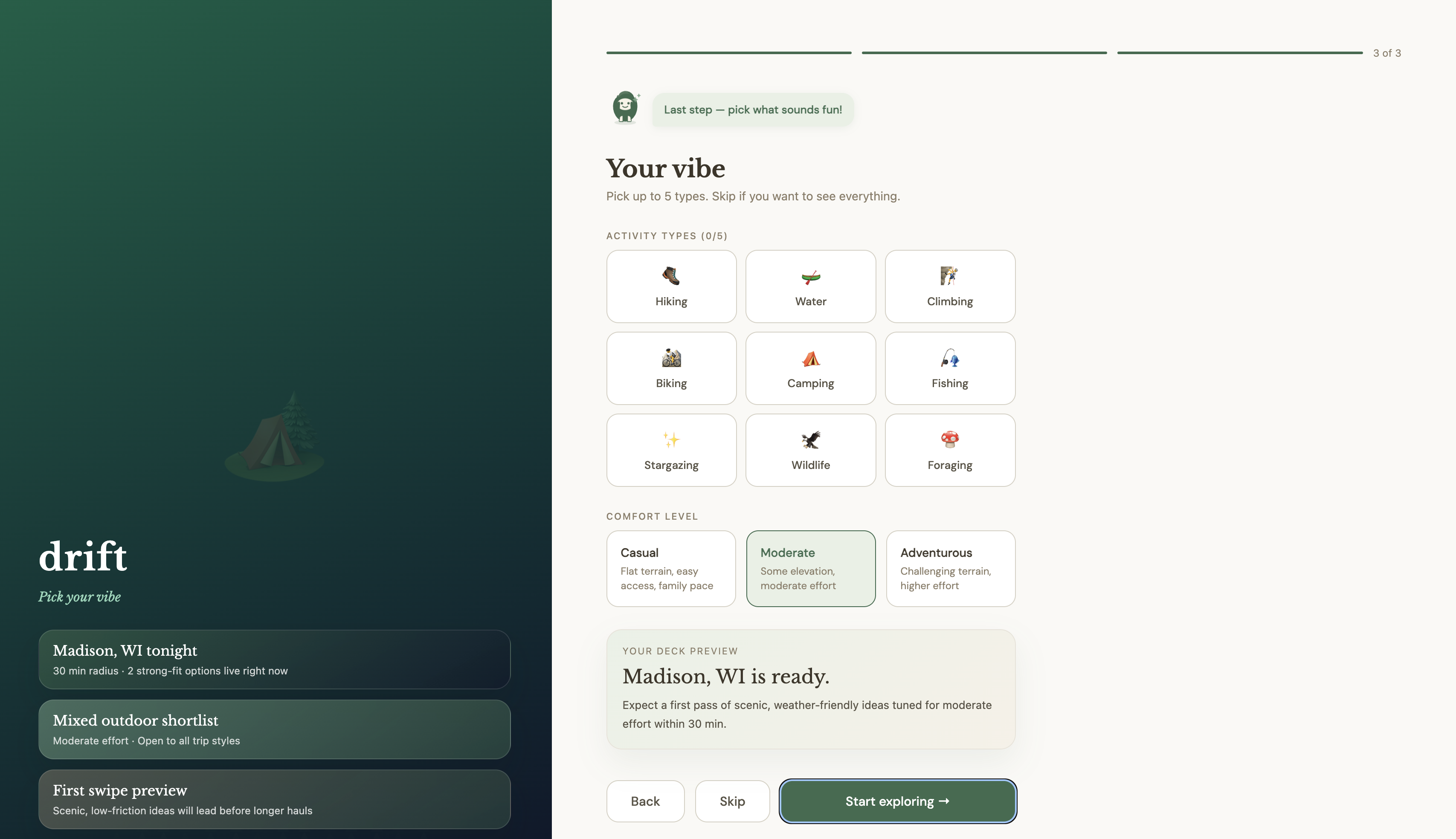 drift: The Outdoor Experience App | Devpost