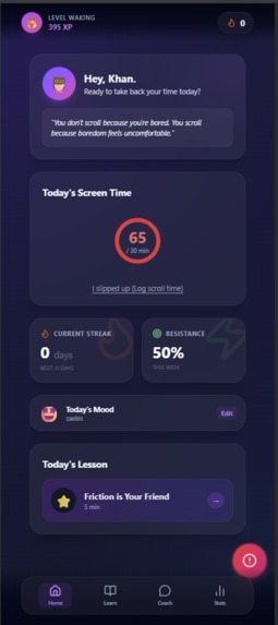 Scroll Detox – screenshot 1