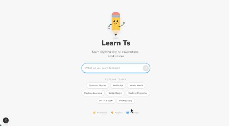 LearnTS – screenshot 1