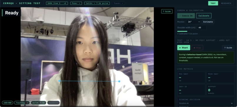 CeMoQu — Digital SARA Assessment for Ataxia – screenshot 11