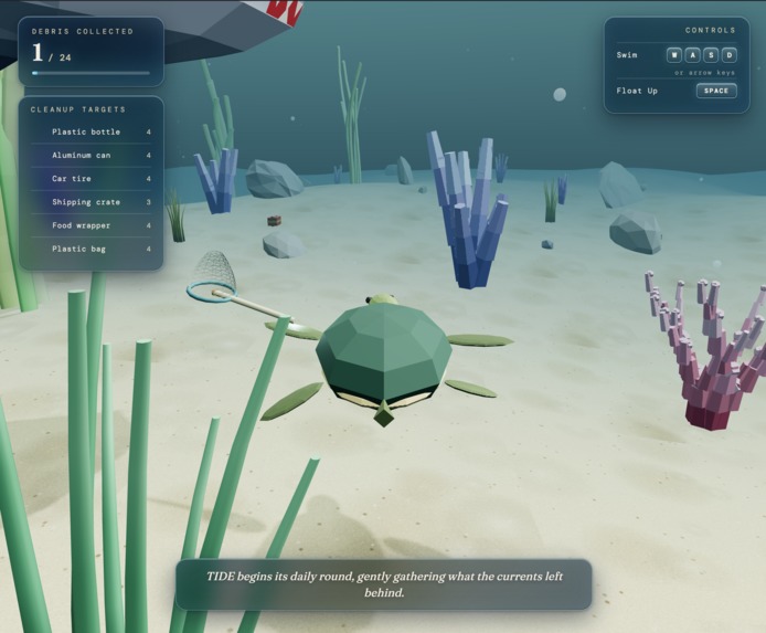 JAMS - The turtle game, TIDE – screenshot 1