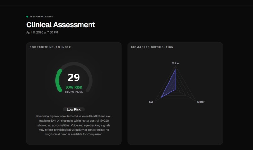 NeuroScan AI: Your AI Early  Parkinson's Warning System – screenshot 1