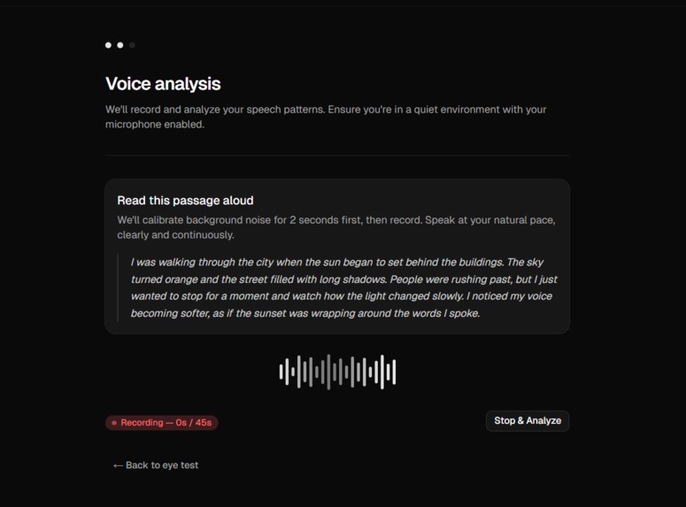 NeuroScan AI: Your AI Early  Parkinson's Warning System – screenshot 2