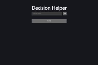 PickSmart - Smart Decision Helper