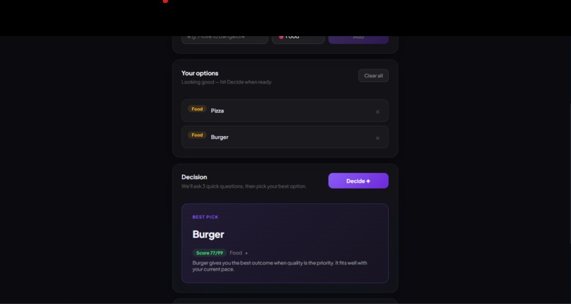 PickSmart - Smart Decision Helper – screenshot 5