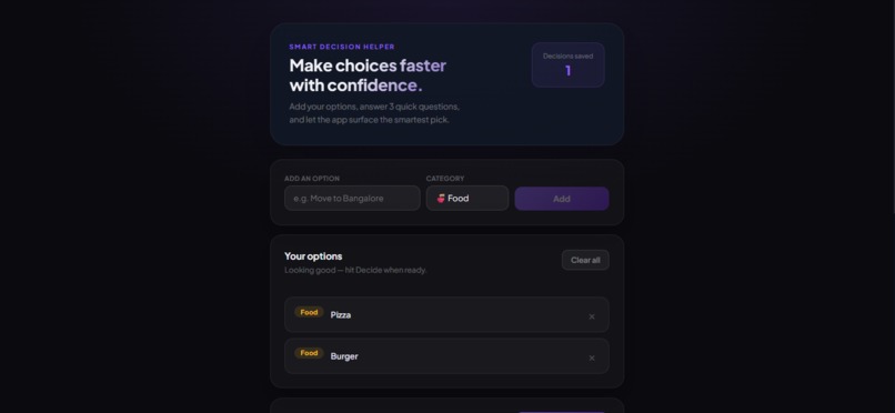 PickSmart - Smart Decision Helper – screenshot 7