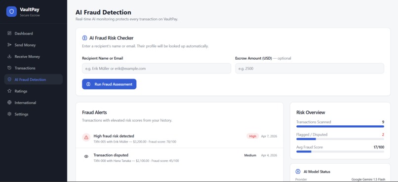 Vault Pay – screenshot 1