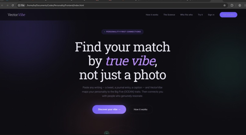 VectorVibe – screenshot 1