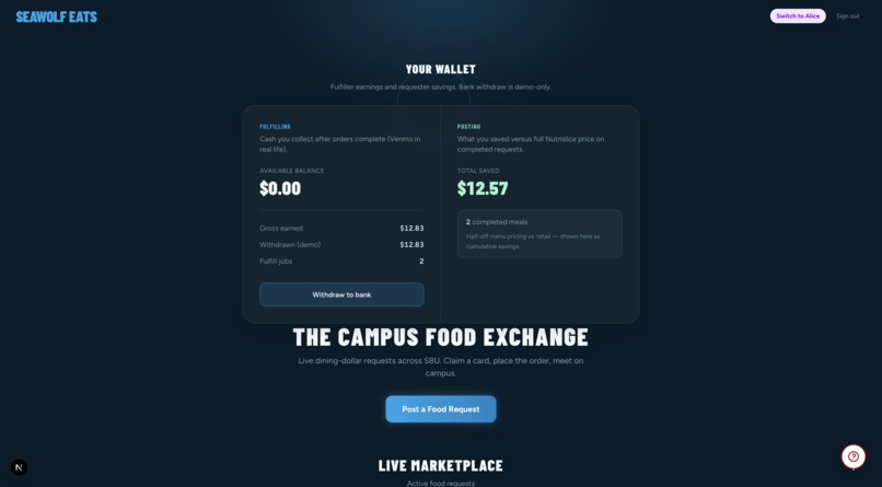 Seawolf Eats – screenshot 1