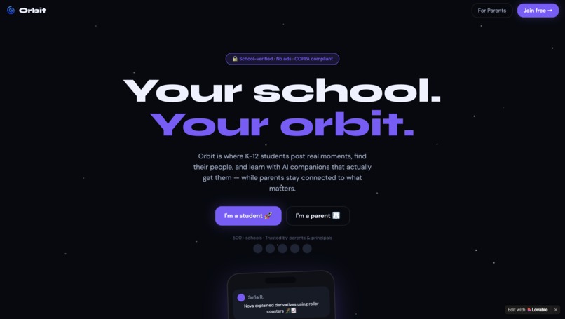Orbit. Your school. Your orbit. – screenshot 2