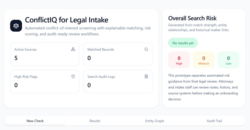 Automated Conflict Checking System – screenshot 1