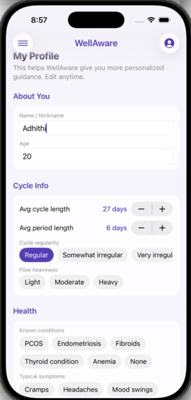 WellAware – screenshot 1