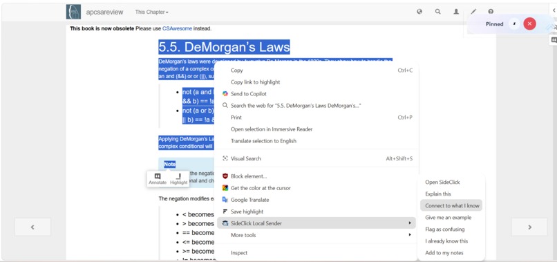 SideKlick – screenshot 2