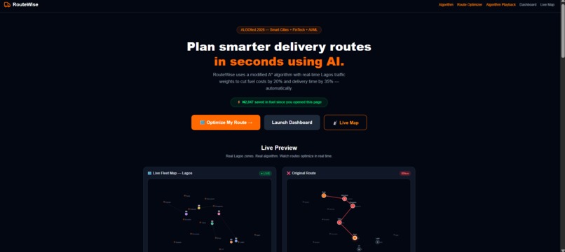 RouteWise — Intelligent Dynamic Last-Mile Delivery Optimizer – screenshot 7