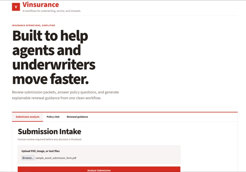 Vinsurance – screenshot 1