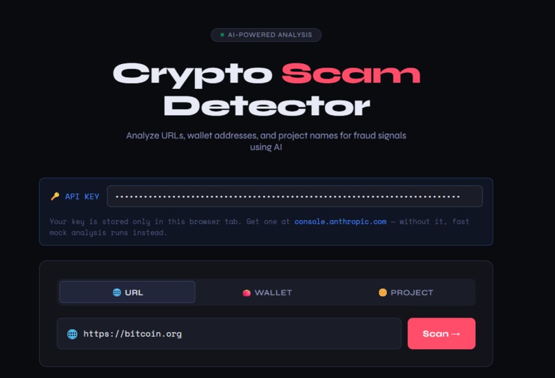 Crypto Scam Detctor – screenshot 1