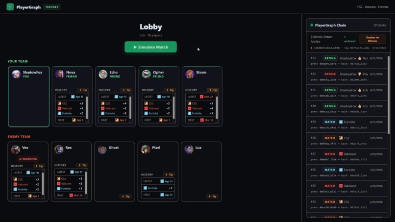 PlayerGraph – screenshot 4