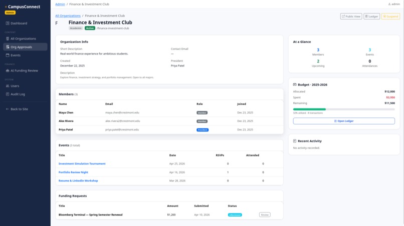 CampusConnect [Application Development & UI/UX] – screenshot 2