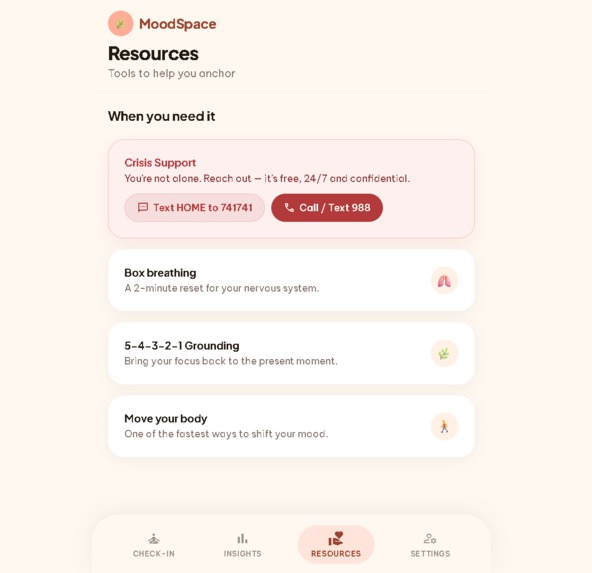MoodSpace – screenshot 4
