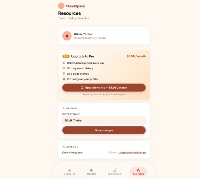 MoodSpace – screenshot 7