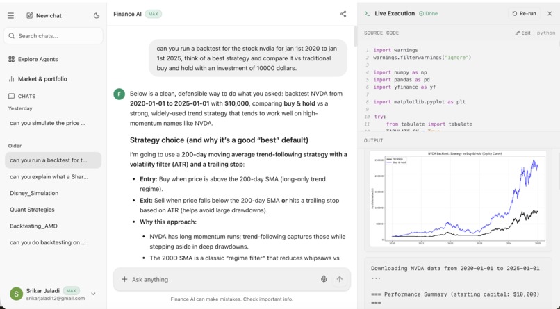Finance AI – screenshot 1