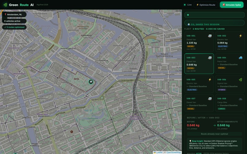 GreenRoute AI – screenshot 2