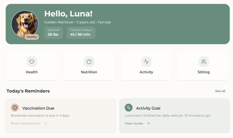 AI Pet Care Assistant – screenshot 1