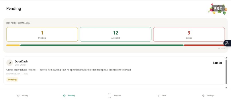 RQC (Restaurant Quality Cancellations) – screenshot 3