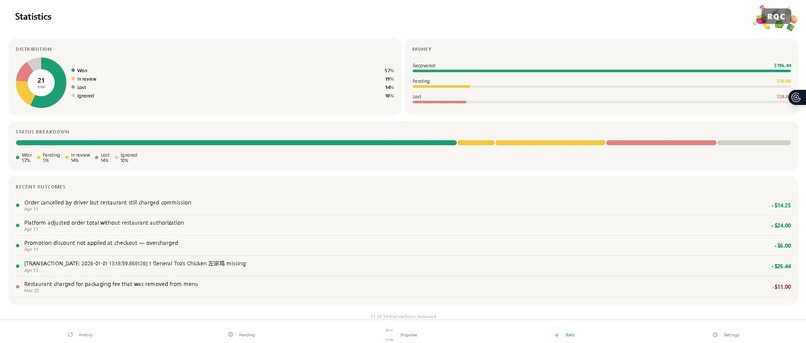 RQC (Restaurant Quality Cancellations) – screenshot 6