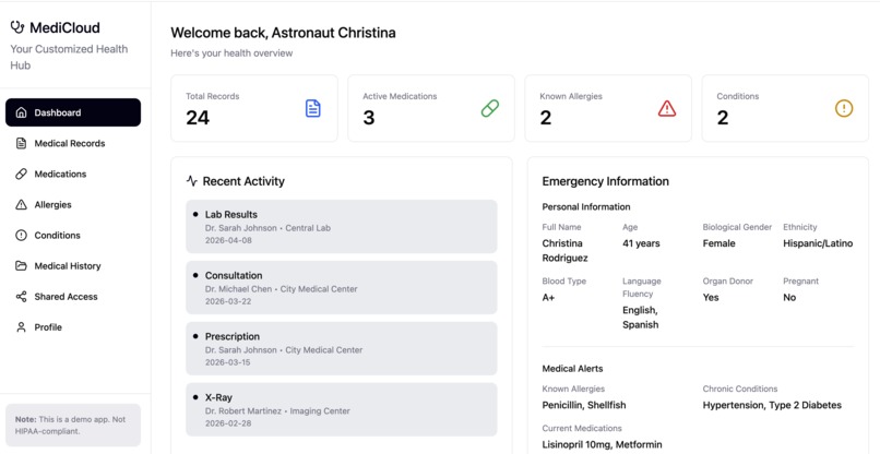 MediCloud – screenshot 4