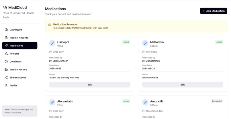 MediCloud – screenshot 7